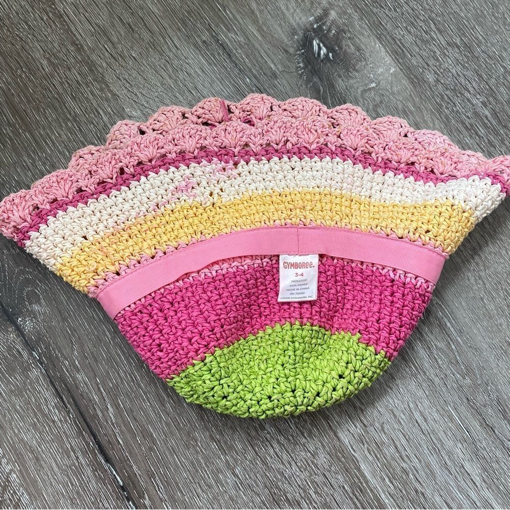 Gymboree 100% Paper Multi-Color Colorful Hat 3-4 - Picture 4 of 6